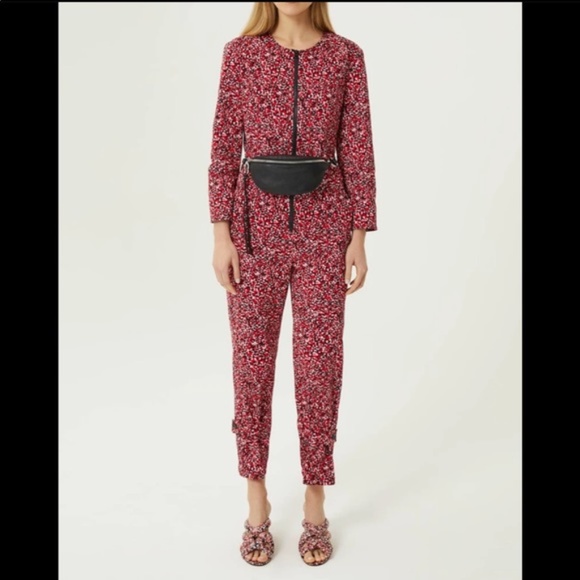 NWT Rebecca Minkoff Red Clover Jumper Jumpsuit - Picture 7 of 16